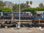 FXE SW10 Locomotives being scrapped